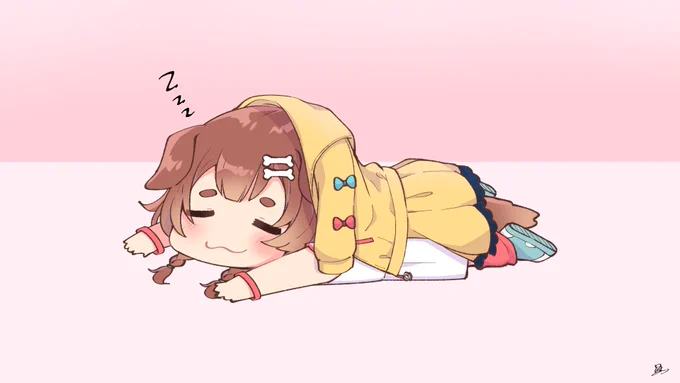 ぐっすりおやすみ #できたてころね 