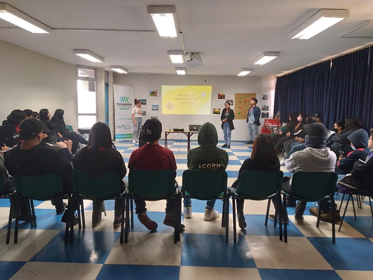 corp_opcion's tweet photo. Esta mañana comenzó el ciclo de talleres organizados en conjunto con #REDNNyAs que tienen por misión ahondar con niños, niñas y adolescentes en los Objetivos de Desarrollo Sostenible. https://t.co/3t1etaqApN