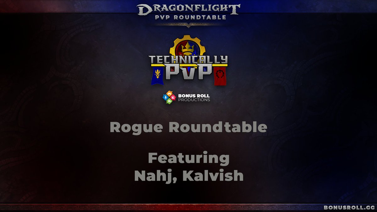 BonusRollgg's tweet photo. It's time for our next #Dragonflight round table, featuring Rogues!

Join @Technically_PvP, @roguenahj &amp; @Kalvishwow to hear all about rouges.

PLUS, check the video description for details on how to win a DF Beta key! #WoW_Partner 

https://t.co/bBV6aXNWg9 https://t.co/rbfgpb57V5