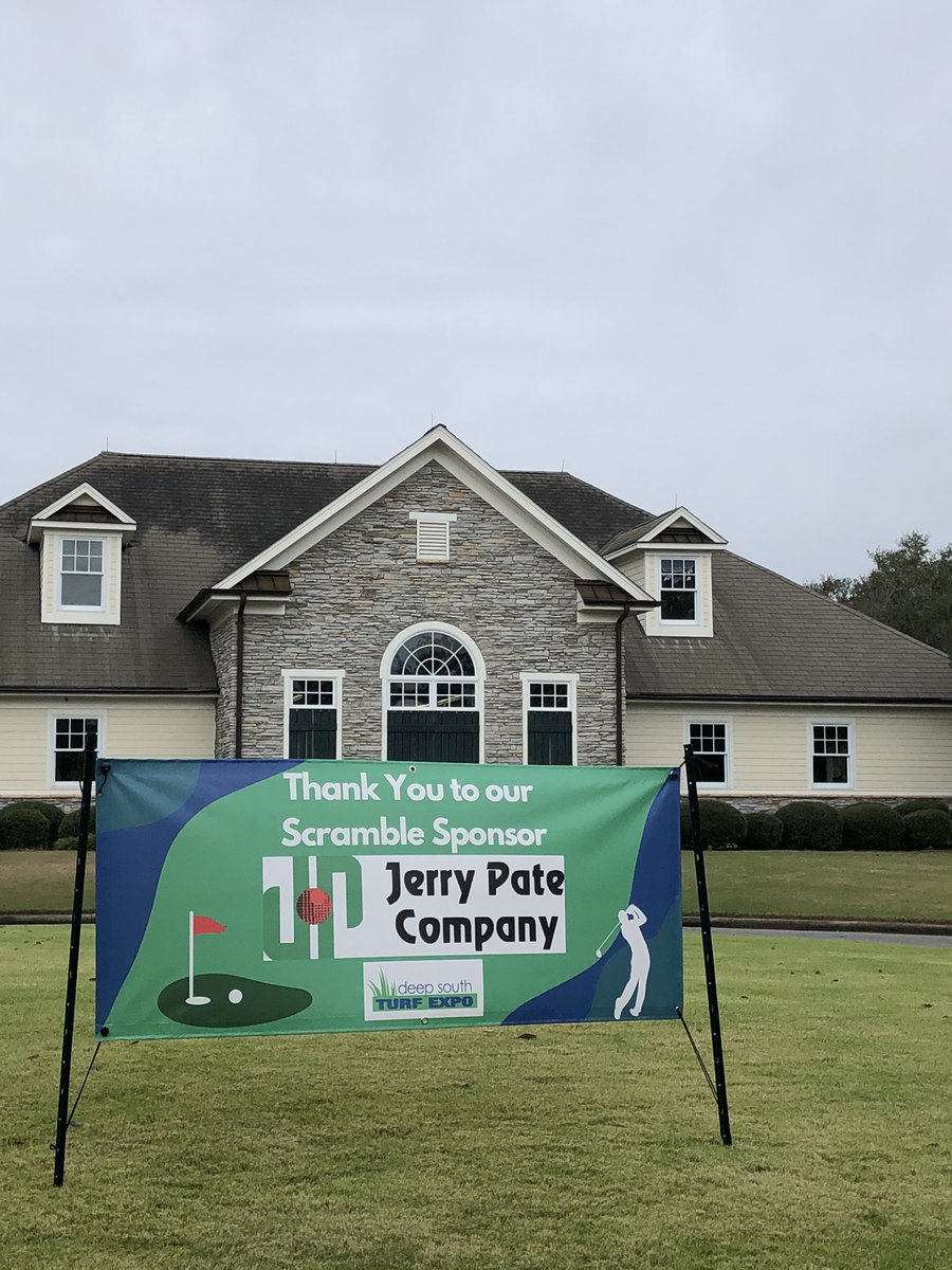 Kayla Cook (@turfwifebham) on Twitter photo They are off!
Deep South Turf Expo Scramble Tournament is underway! We have a filled field this year.
Thank you <a href="/JerryPateDesign/">Jerry Pate Design</a> for sponsoring. <a href="/RegalChemical/">Regal Chemical</a> is sponsoring our drinks today ! They are off!
Deep South Turf Expo Scramble Tournament is underway! We have a filled field this year.
Thank you <a href="/JerryPateDesign/">Jerry Pate Design</a> for sponsoring. <a href="/RegalChemical/">Regal Chemical</a> is sponsoring our drinks today !