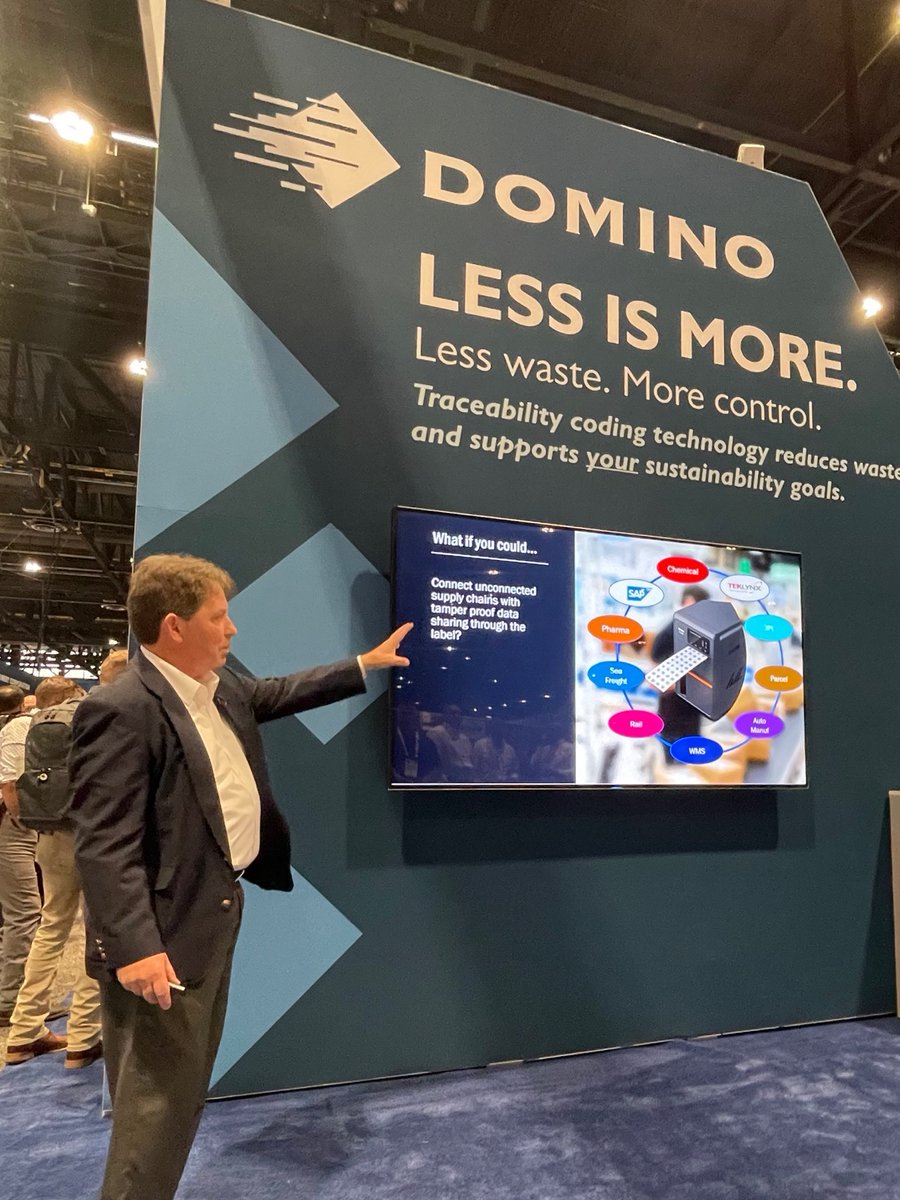 TEKLYNX's tweet photo. Members of our marketing and product management teams had a great time visiting our partners and seeing all the latest technology at #packexpo2022 in Chicago! 

#PackExpo #PackExpoInternational #labelprinting #labelsoftware #packaging #barcodebetter @BrotherBMS @BrotherOffice https://t.co/LndVSL9Ck1
