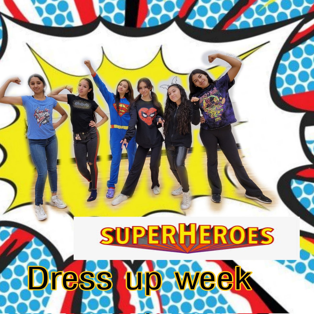 Cristy Morales (@cmorales_shs) on Twitter photo Red Ribbon / Halloween Week
Day 2: SuperHero Day
#Missionettes #BulldogPRIDE
<a href="/Socorro_HS/">Ignacio Estorga</a> <a href="/SocorroStuco/">SHS Bulldog Student Council</a> Red Ribbon / Halloween Week
Day 2: SuperHero Day
#Missionettes #BulldogPRIDE
<a href="/Socorro_HS/">Ignacio Estorga</a> <a href="/SocorroStuco/">SHS Bulldog Student Council</a>