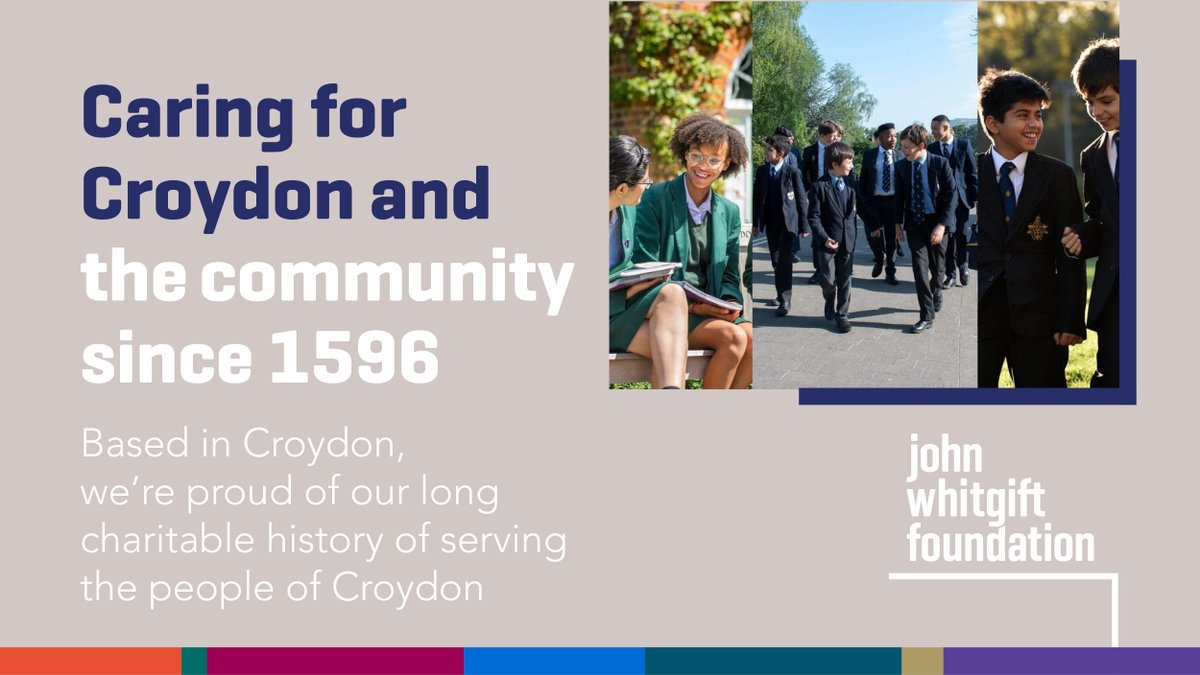 JohnWhitgiftFdn's tweet photo. When Archbishop John Whitgift created the foundation in 1596 his vision was to educate and care for the people of Croydon. Today, 425 years later the John Whitgift Foundation carries on his legacy of caring for Croydon: https://t.co/vwIEw8iUOi
#CaringForCroydon https://t.co/cPXNRzT8xe