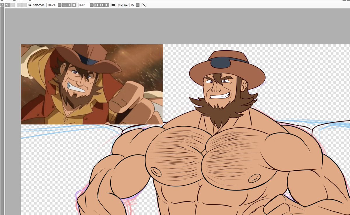 i am having sooo much fun drawing this cowboy daddy🥰