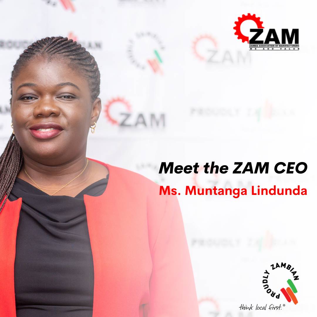 ZambiaMfg's tweet photo. Meet the New ZAM CEO
The Zambia Association of Manufacturers wishes to introduce the new Chief Executive Officer
Ms. Muntanga Lindunda.
#ZAM #WeAddValue https://t.co/3TnQ2UzA4c