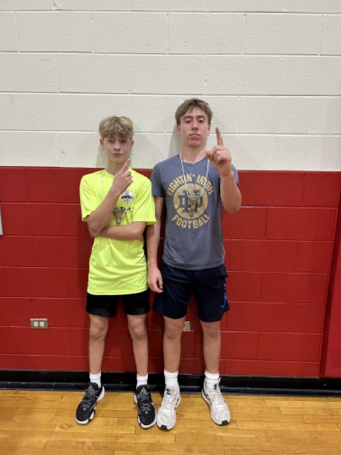 Congrats to 7th period Golden Birdie champs Tate and Liam!