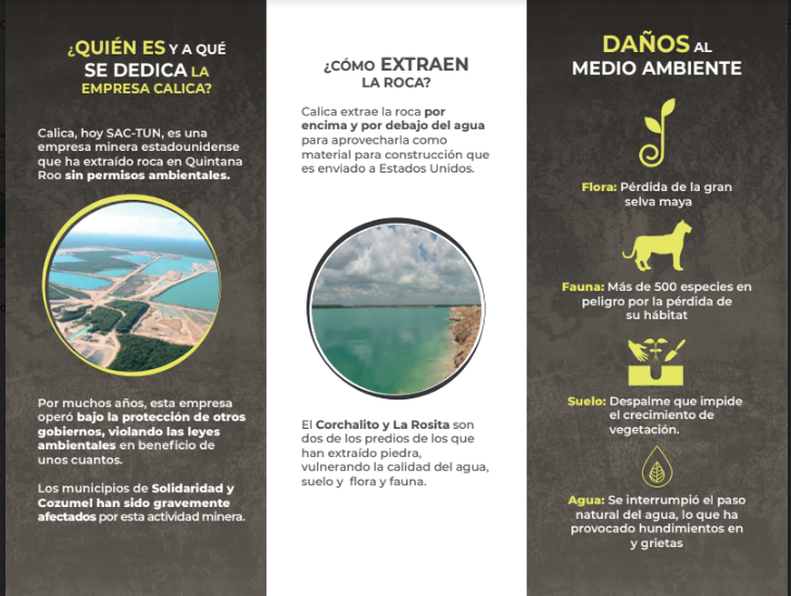 Raul Benet (@raulbenet) on Twitter photo La acción colectiva entablada ayer contra Calica busca que la gigante del asfalto VULCAN enfrente la justicia mexicana por graves violaciones al derecho a un ambiente sano para las comunidades mayas aledañas. <a href="/Mary_Luisa_AG/">María Luisa Albores González</a> <a href="/IPRightsIntl/">Indigenous Peoples’ Rights International - IPRI</a> <a href="/ObsCancun/">Cancún Observa A.C.</a> <a href="/PlanetarioPlaya/">Planetario Playa</a> <a href="/greenpeacemx/">Greenpeace México</a> La acción colectiva entablada ayer contra Calica busca que la gigante del asfalto VULCAN enfrente la justicia mexicana por graves violaciones al derecho a un ambiente sano para las comunidades mayas aledañas. <a href="/Mary_Luisa_AG/">María Luisa Albores González</a> <a href="/IPRightsIntl/">Indigenous Peoples’ Rights International - IPRI</a> <a href="/ObsCancun/">Cancún Observa A.C.</a> <a href="/PlanetarioPlaya/">Planetario Playa</a> <a href="/greenpeacemx/">Greenpeace México</a>