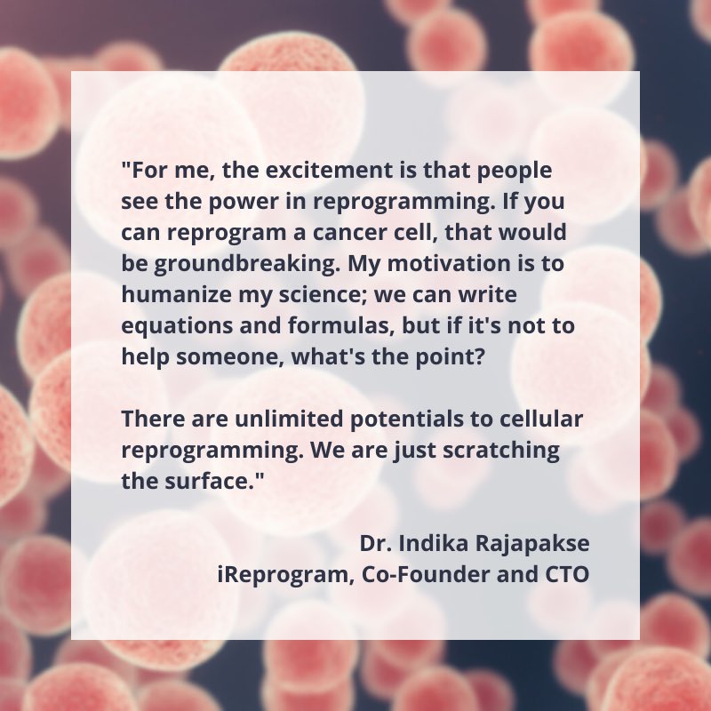 AFOSR's tweet photo. .@IReprogram, a spinout of Rajapakse Lab @UMich, is developing pioneering methods for cell regeneration. The research is supported by AFRL/AFOSR's Dynamical Systems and Control Theory program. #AFOSRBoldResearch #controltheory #biologyiscomputable #bioinformatics #cells #biotech https://t.co/Syd5spvZ8r
