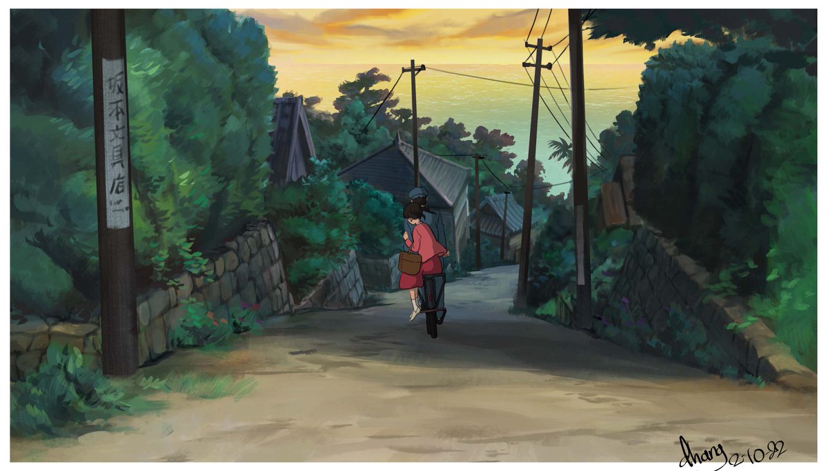 Dhang_sehat_ya's tweet photo. From Up on Poppy Hill - fan art
#ghibli #studioghibli #ghiblifanart #art #anime #painting #ghiblibackground #background #animebackground https://t.co/mt64tcf4yj