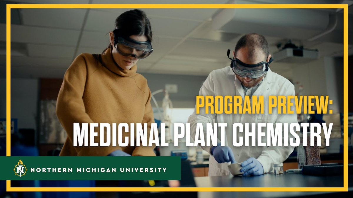 NorthernMichU's tweet photo. #medicinalplant Chemistry is on the rise. Follow the 🔗 to see a preview of our program. 👇

https://t.co/b4aqeGSetf https://t.co/fEU53eRqd9