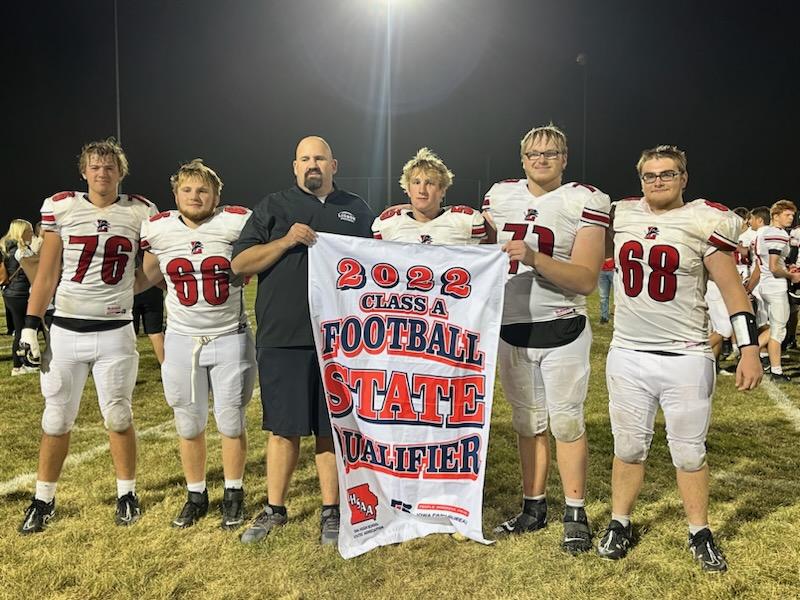 CoachHotz56's tweet photo. Respect=a feeling of deep admiration for someone or something elicited by their abilities, qualities, or achievements. I will miss these 2 seniors, but the 3 coming back, along with a few other young bucks will pave the way next year! #loveyoufellas #luckycoach @LisbonLionFB https://t.co/2v7J7vfSeB