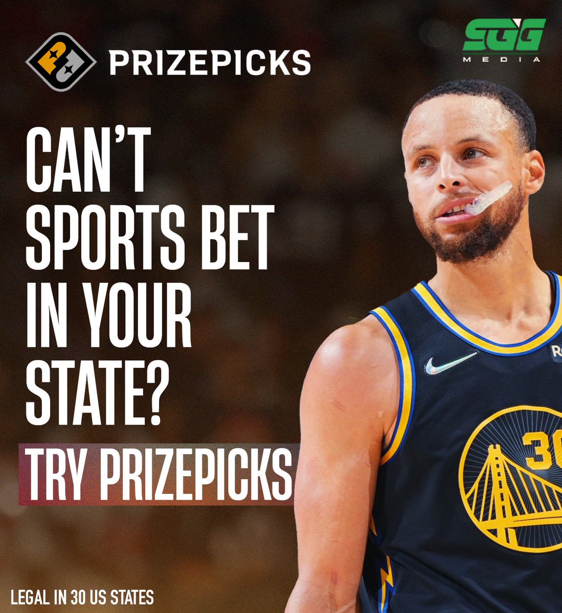 Can’t sports bet in your state? Try the BEST DFS app out there, @PrizePicks ✅ 🏀Take advantage of PrizePick’s LIMITED TIME OFFER and get 100% DEPOSIT MATCH up to $100 using THIS PROMO LINK: bit.ly/SGG_PrizePicks 📈 Win up to 10x your Money!🏆 Legal in 30 US States👀