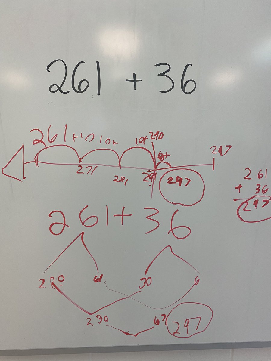 JuneauGr3's tweet photo. Practicing addition strategies! https://t.co/8V1kK6vokC