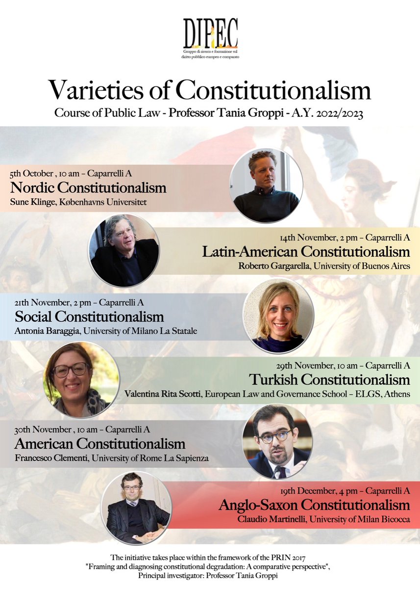 So nice to have the opportunity to discuss about Varieties of Constitutionalism with such great scholars from all over the World! 

<a href="/GroppiTania/">Tania Groppi @taniagroppi.bsky.social</a> <a href="/Rgargarella/">roberto gargarella</a> <a href="/AntoniaBaraggia/">Antonia Baraggia</a> <a href="/vrscotti1/">Valentina Rita Scotti</a> <a href="/ClementiF/">Francesco Clementi</a> 

October - December 2022 at <a href="/unisiena/">Università di Siena</a>