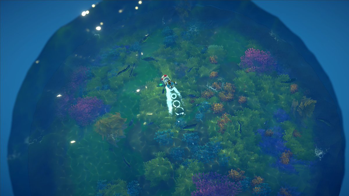 【The Islet and Leviathan】Devlog:
Top down jelly ocean.