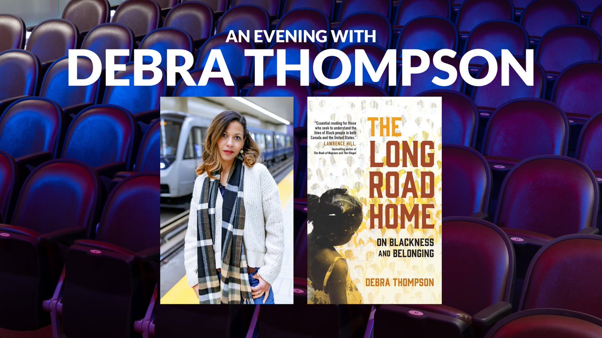 KitchLibrary's tweet photo. We're looking forward to welcoming #WestonPrize finalist, @debthompsonphd to Central Library for #85Queen tomorrow night (Wednesday, October 26). Thompson will be discussing her bookβThe Long Road Homeβ with @DrCSTaylor.
π Get your tickets now at https://t.co/0C3LQN59AE https://t.co/rOVtWhLFVf