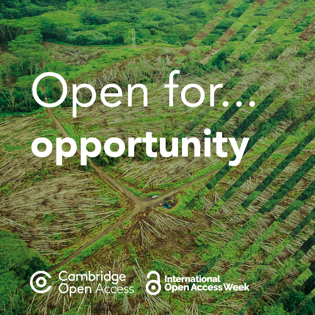 💡Open for opportunity💡 With #OpenAccess agreements at over 2,700 institutions globally and working with @R4LPartnership, we are ensuring the amount of #OA climate research is increasing and supporting #climatejustice. ▶️ cup.org/3NEwsno #CUPOAWeek #OAWEEK