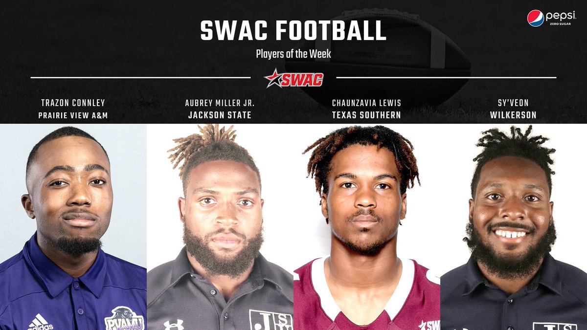 SWAC Football Players of the Week: Oct. 24 #SWACFB 🏈 Read more: bit.ly/3N6oSTY