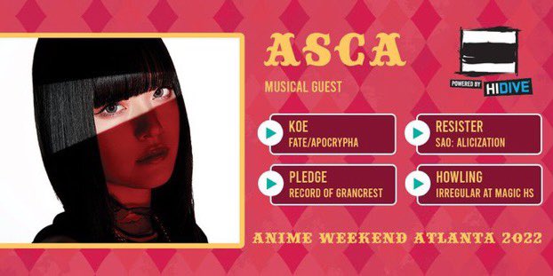 sasamako1's tweet photo. 10月26日(水)
本日も #AME 打刻ok✨

18時〜 MV公開
👉🏾https://t.co/wfaJ4GiruX

10/28(金) 🇺🇸Atlanta
#awacon2022

蒼穹のファンファーレ 先行配信

11/4(金)20時〜 #AFYP 光芒

11/6(日)SAO フルダイブ✨

11/26(土)SACRA FES
     27(日) 〃

12/10(土)京Premium Live 2022

#ASCA
@ASCA_and_staff https://t.co/slzgNYwkMu