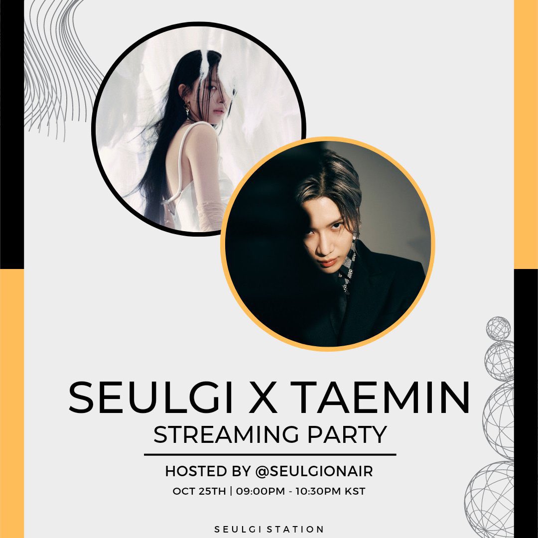 ibabekeiys's tweet photo. #Day_35 (October 26, 2022)
#OurDearestTaemin 

Love seeing you trending TAEMIN O.P.P.A! 

Last night @SeulgiOnAir hosted collab with @StationTaemin and it was 4 hours fun listening to SEULGI’s amazing work along with your iconic solo work! 

Credits @5HINeeRise for below  post⬇️ https://t.co/g7Ts6HvN7n