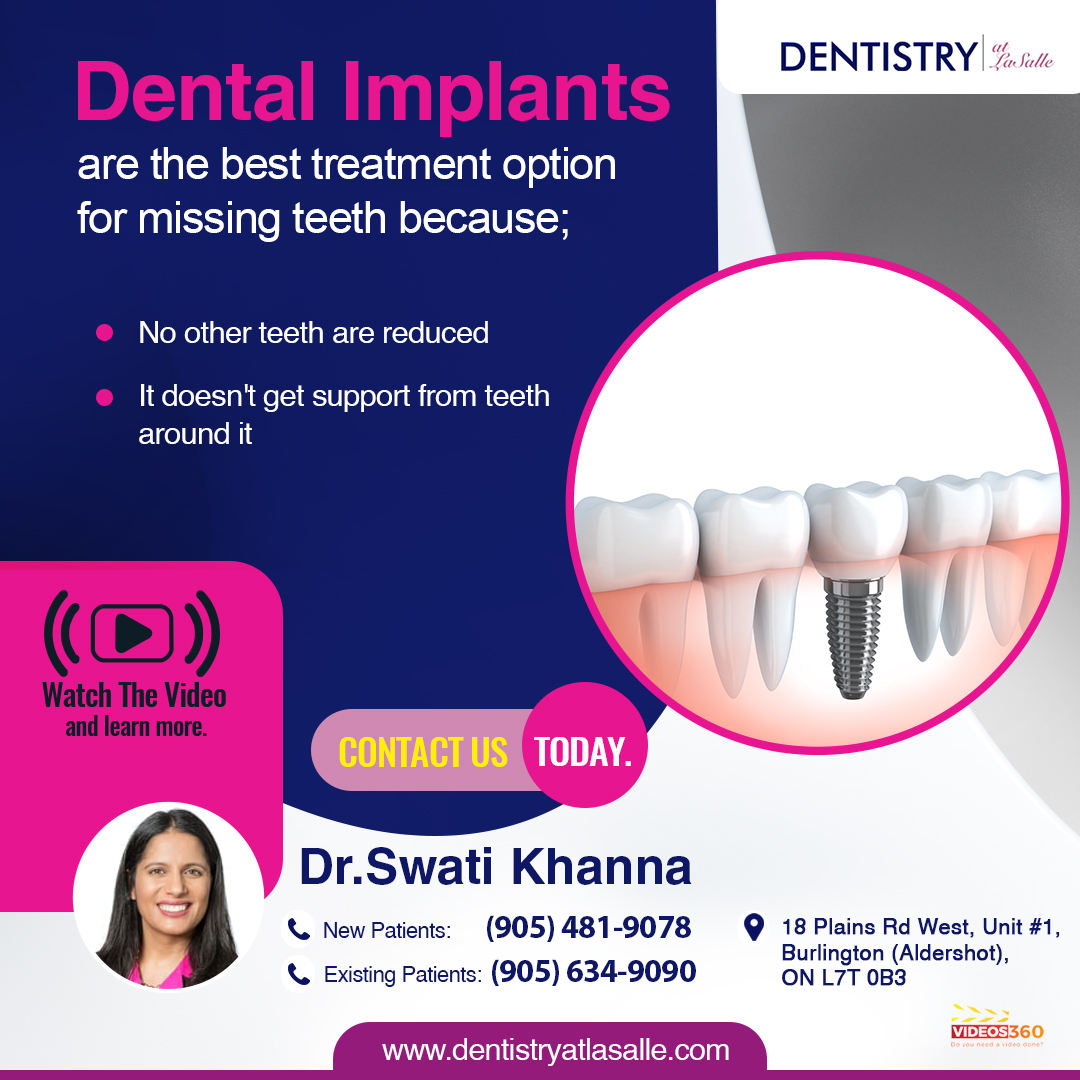 LaSalleDentist's tweet photo. Do you have any missing teeth? Watch the video to learn more about dental implants: https://t.co/IfC5CgNtj0
#dentalimplants #missingteeth #aldershot #ON #dentistryatlasalle https://t.co/DDqJJJL9SB