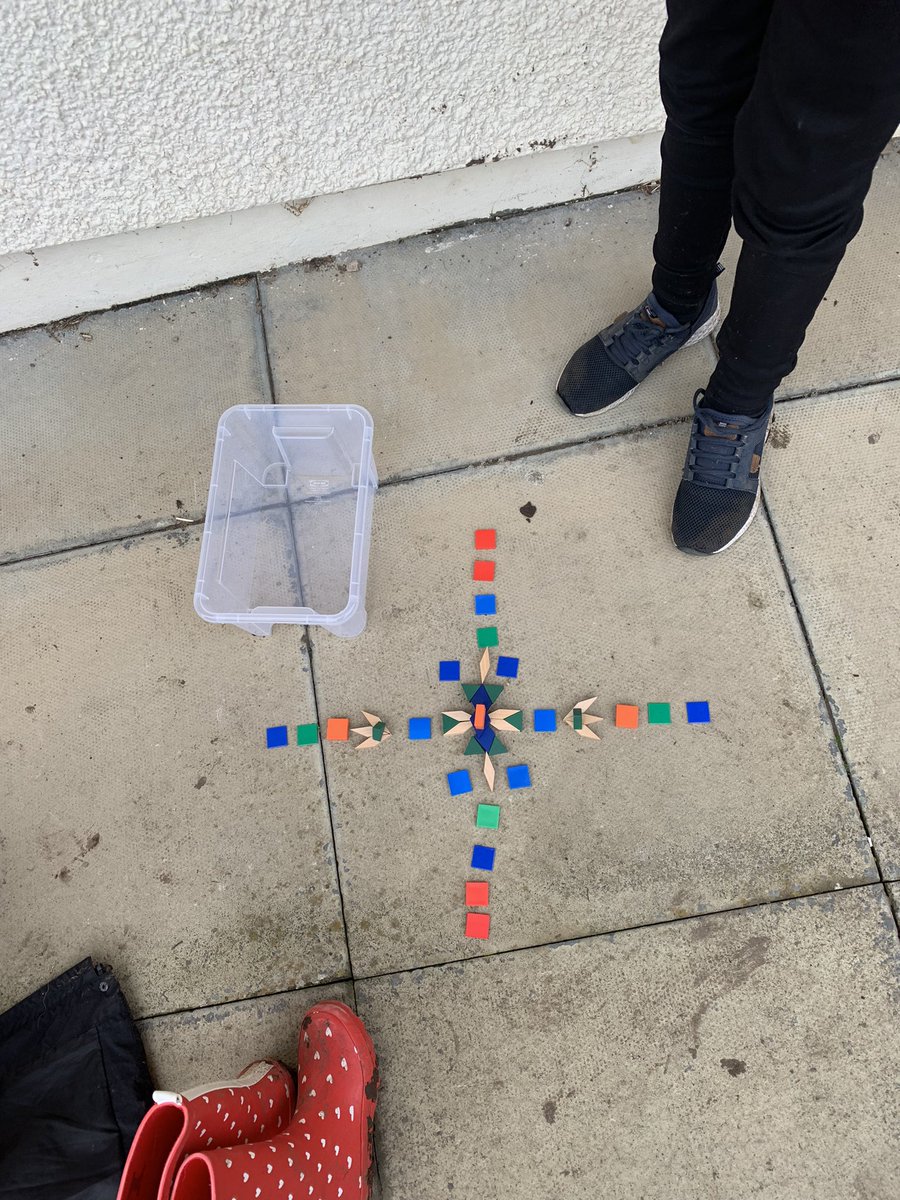 CaitlinRostock's tweet photo. Rangoli art for Diwali today! https://t.co/n3DK1xd9ID