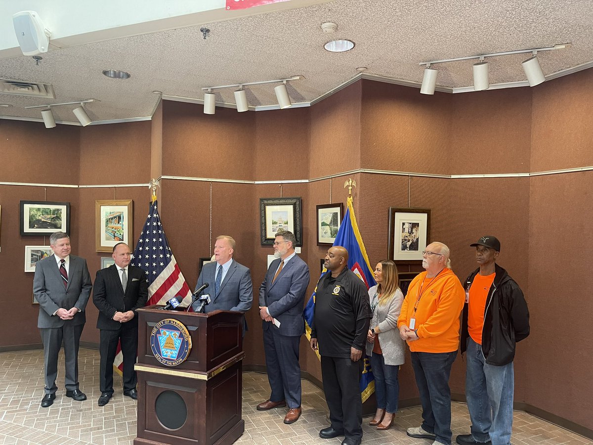 EvanABC27's tweet photo. Dauphin County Commissioners and the City of Harrisburg announces full time illegal dumping enforcement officer https://t.co/YnKIWUoOnj