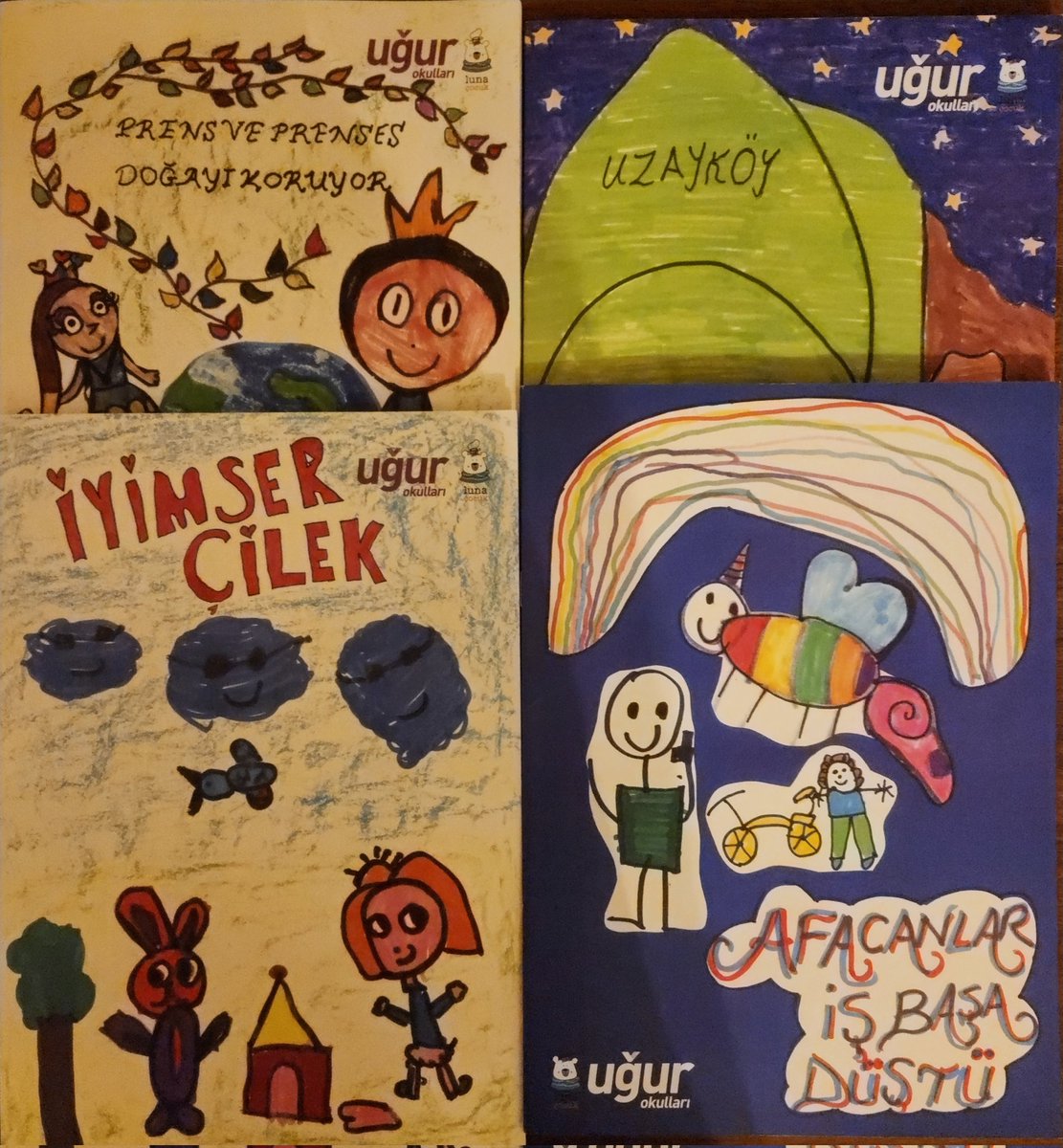 Bugün elime müthiş bir çalışma ulaştı.<a href="/UOBasiskele/">Uğur Okulları Başiskele Kampüsü</a> kampüsü okul öncesi öğrencilerimizin  çizimleriyle hazırlanmış birbirinden güzel kitaplar. Emeği geçen herkesi kutluyorum 💜👏

<a href="/nilcicek/">Nil Çiçek</a> <a href="/ardaergez/">Arda ERGEZ</a> <a href="/Ebru_Divrik/">Ebru Divrik</a>