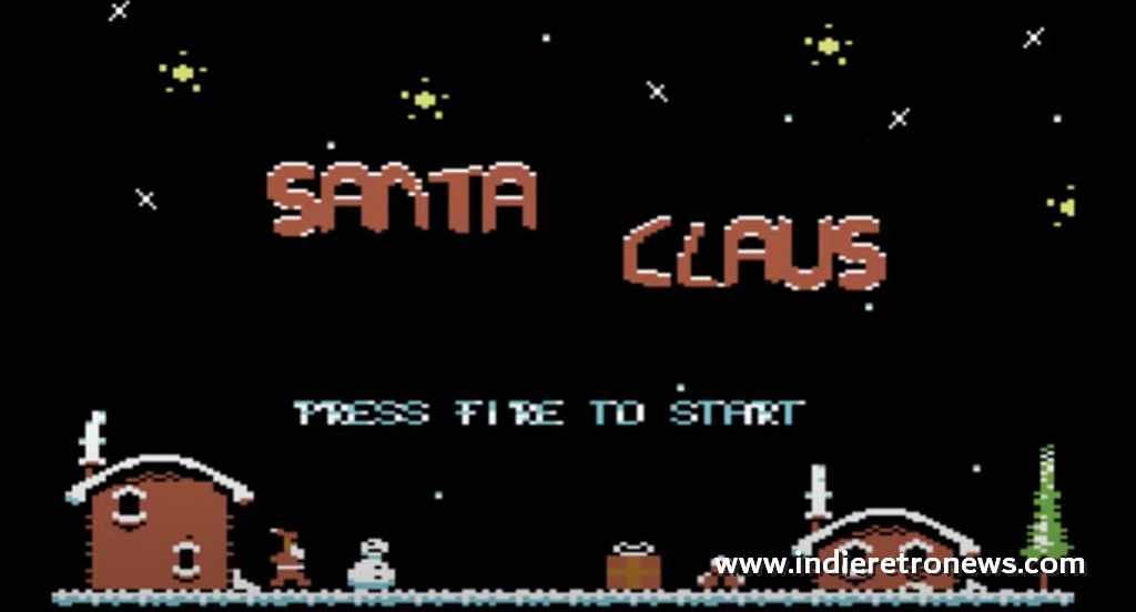 Indie_RetroNEWS's tweet photo. Santa Claus - A family friendly C64 game by IntoInside for Christmas - https://t.co/dBlPT9QEmO #retrogaming #gaming #games #gamedev #christmas #ec64forum #c64discord #c64retweets #ec64 https://t.co/TdONGHQgqL