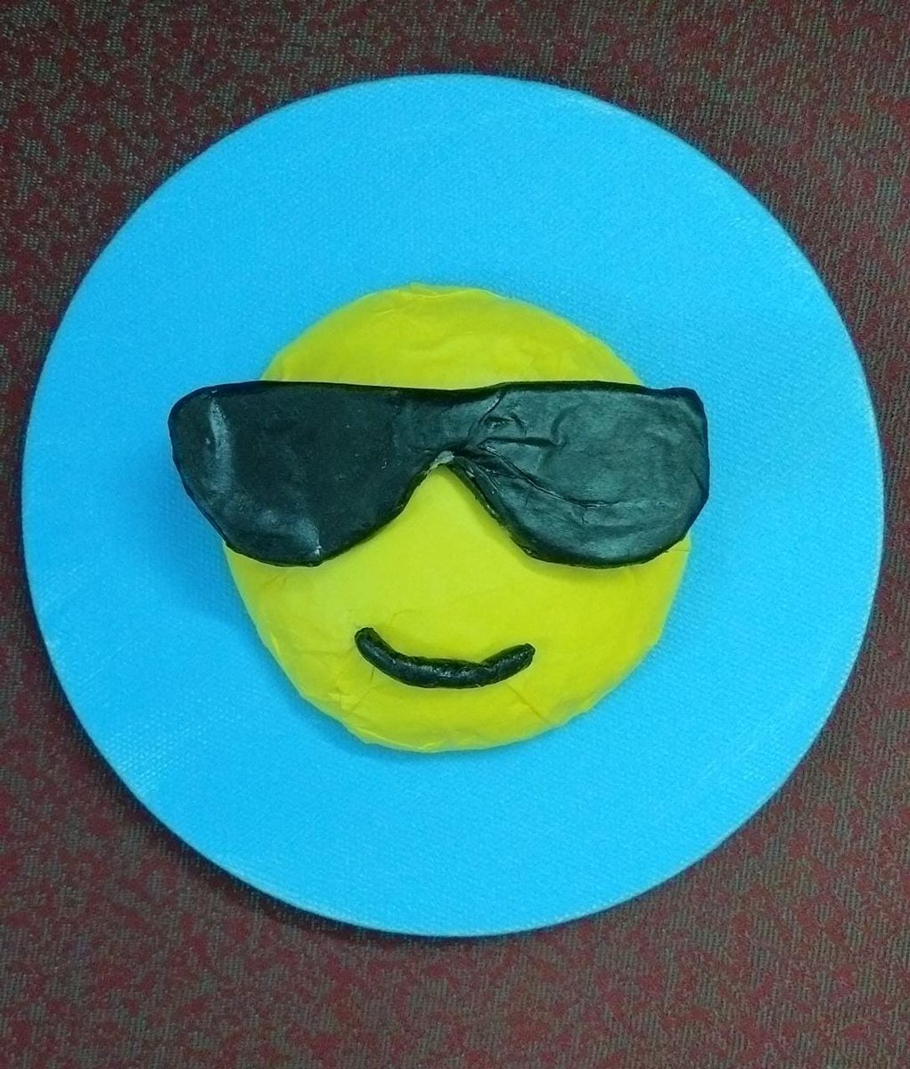 Aishwarya3711's tweet image. Two more additions to the 3D emojis I created. It sure is fun making them  based on the description given by my sighted friends. And it sure is a great  feeling  to have visually  impaired explore it.