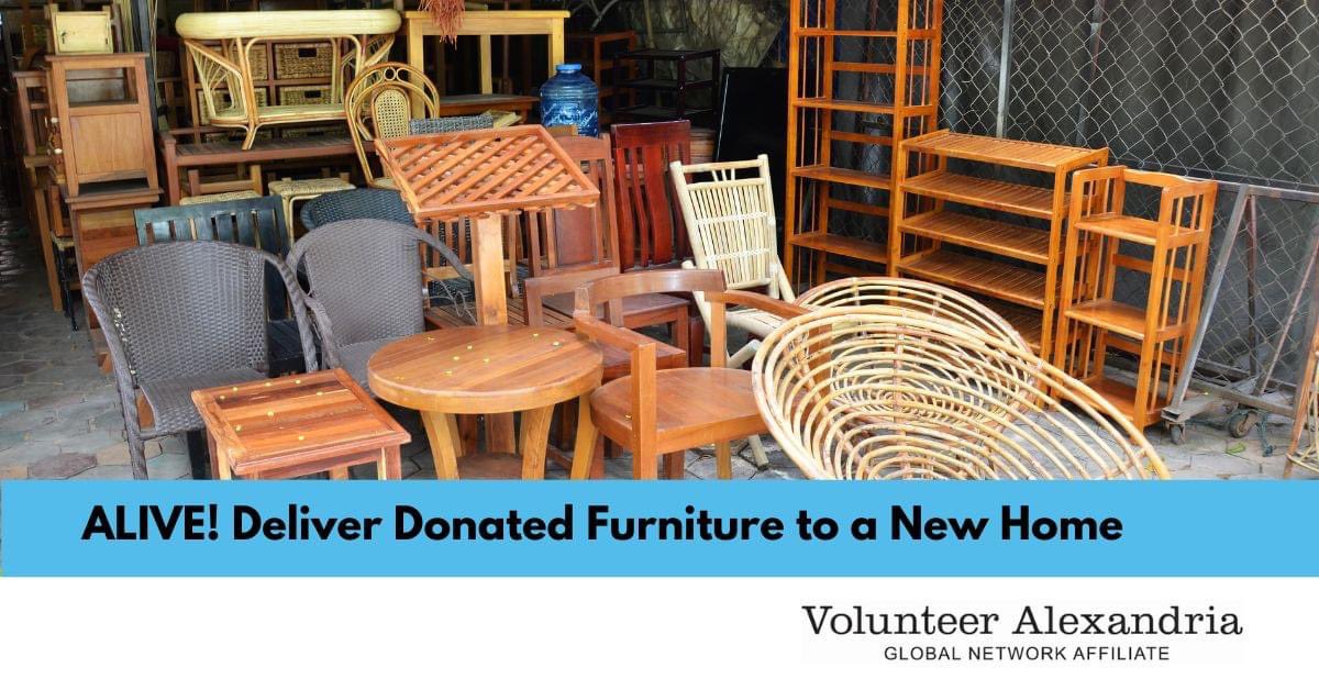 ALIVE4AlexVA's tweet photo. Thank you to @Volalex for helping to promote the ALIVE! Furniture Program. We are looking for volunteers to help bring donated furniture to Alexandrians in need. Driving your own car is required. Heavy lifting is involved. Sign up for a Saturday shift at: https://t.co/mMUYCd2G2B https://t.co/K6weWW8sIJ