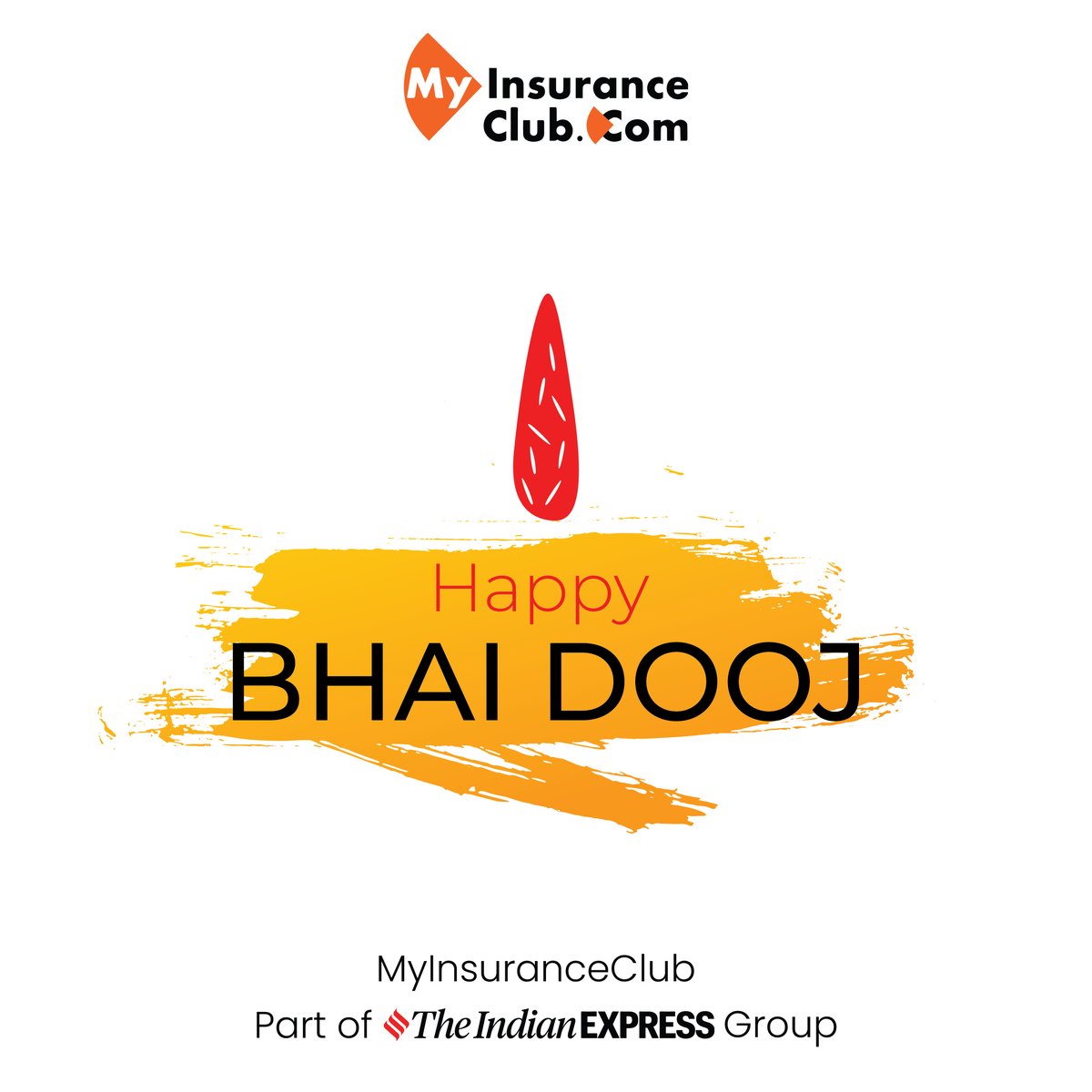 MyInsuranceClub's tweet photo. The auspicious festival of Bhai Dooj has come,
Sisters’ prayers a thousand for brothers,
This precious relation between brother and sister is very unbreakable.
May this bond be always great.
MyInsuranceClub wishes you Happy Bhai Dooj!
.
#MyInsuranceClub #BhaiDooj #IndianFestival https://t.co/LdSuzlP4ow