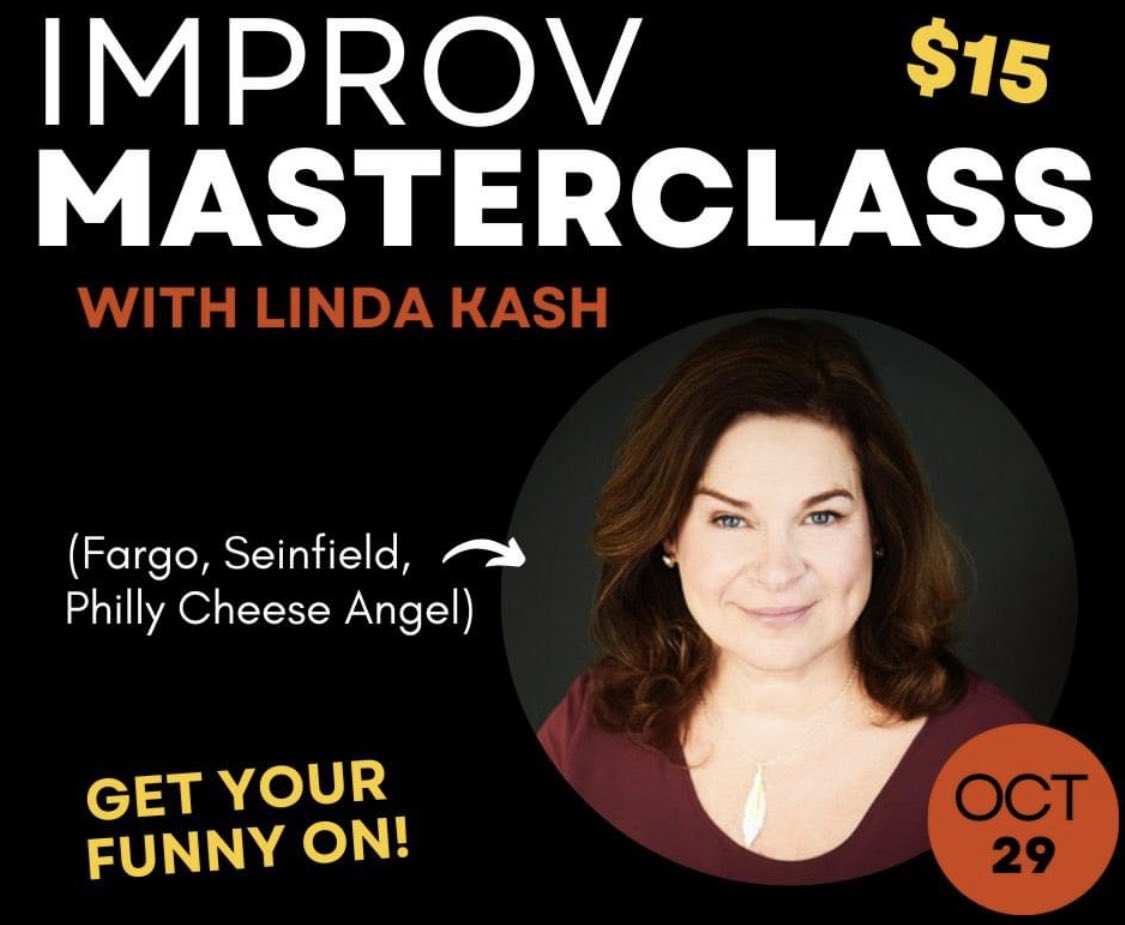 klusterfork's tweet photo. 1. FAB lineup for a night of great improv comedy 
2. Add a FAB dinner if you're the eatin' type
3. Take a pre-show masterclass with @lindakash and you'll get an invitation to play onstage with these monsters if improv 

@GlobusattheLAB 

#improv #WeGotYourBack # https://t.co/0Q0BGVpaxd
