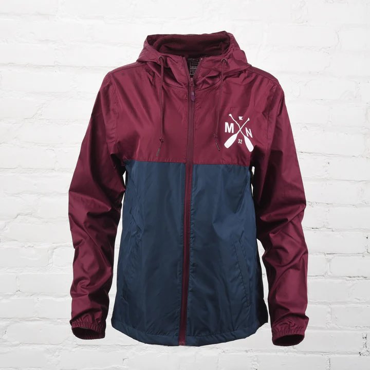 Our windbreaker is an ideal layer for the Fall weather!

Maroon and Navy color blocked windbreaker with white printed graphic on left chest.

#sota #sotaclothing #minnesota #midwest #fallweather #fallattire #windbreaker #msp #apparel https://t.co/WtsT38CeIx