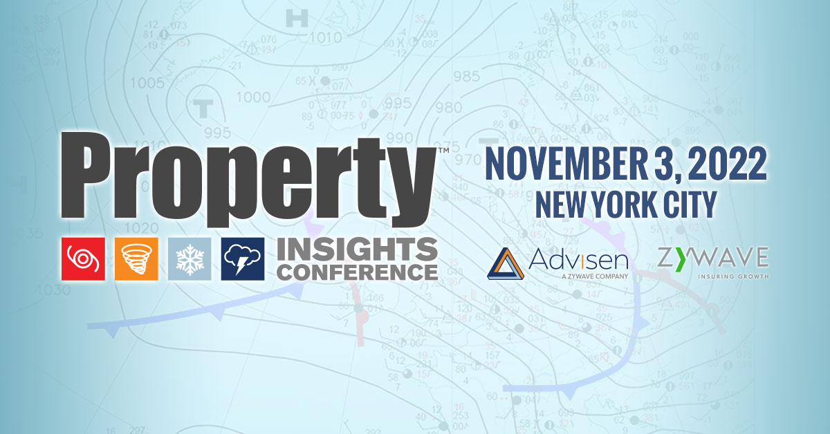 Registration is open for our annual Property Insights Conference in NYC on Nov. 3! Market leaders will discuss underwriting developments, the impact of climate-related risks, new technology trends, and evolving client expectations. zywv.us/3yS4RtK #PropertyInsights22