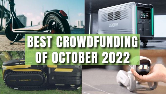 5 best crowdfunding of october 2022