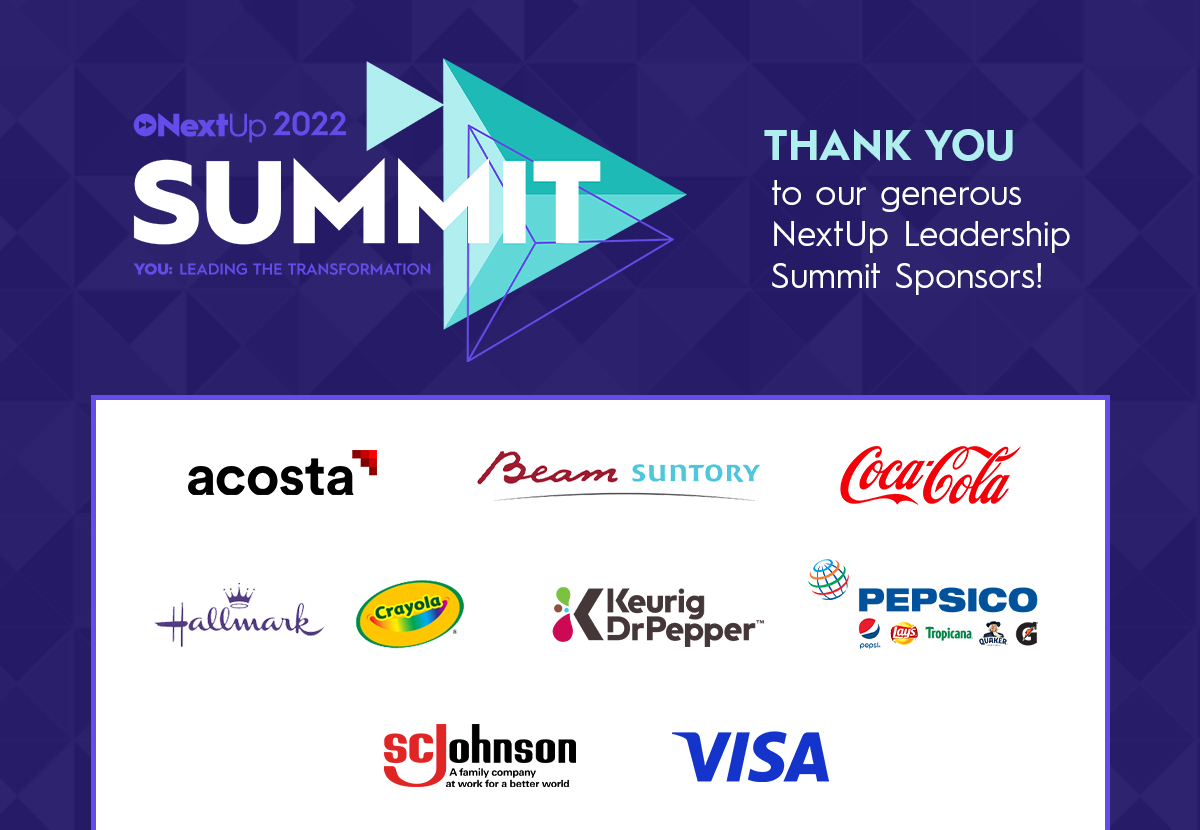 NextUp (@nextupisnow) on Twitter photo #NextUpSummit22 was incredible, and it wouldn't have been possible without our amazing sponsors.
To <a href="/pepsi/">Pepsi</a>, <a href="/CocaColaCo/">The Coca-Cola Co.</a>, <a href="/Hallmark/">Hallmark</a>, <a href="/SCJohnson/">SC Johnson</a>, <a href="/Acosta/">Jim Acosta</a>, <a href="/beamsuntory/">Beam Suntory</a>, <a href="/HersheyCompany/">The Hershey Company</a>, <a href="/KeurigPepper/">Keurig Dr Pepper</a>, <a href="/KelloggCompany/">Kellogg Company</a>, and <a href="/Visa/">Visa</a> – we thank you all! #NextUpSummit22 was incredible, and it wouldn't have been possible without our amazing sponsors.
To <a href="/pepsi/">Pepsi</a>, <a href="/CocaColaCo/">The Coca-Cola Co.</a>, <a href="/Hallmark/">Hallmark</a>, <a href="/SCJohnson/">SC Johnson</a>, <a href="/Acosta/">Jim Acosta</a>, <a href="/beamsuntory/">Beam Suntory</a>, <a href="/HersheyCompany/">The Hershey Company</a>, <a href="/KeurigPepper/">Keurig Dr Pepper</a>, <a href="/KelloggCompany/">Kellogg Company</a>, and <a href="/Visa/">Visa</a> – we thank you all!