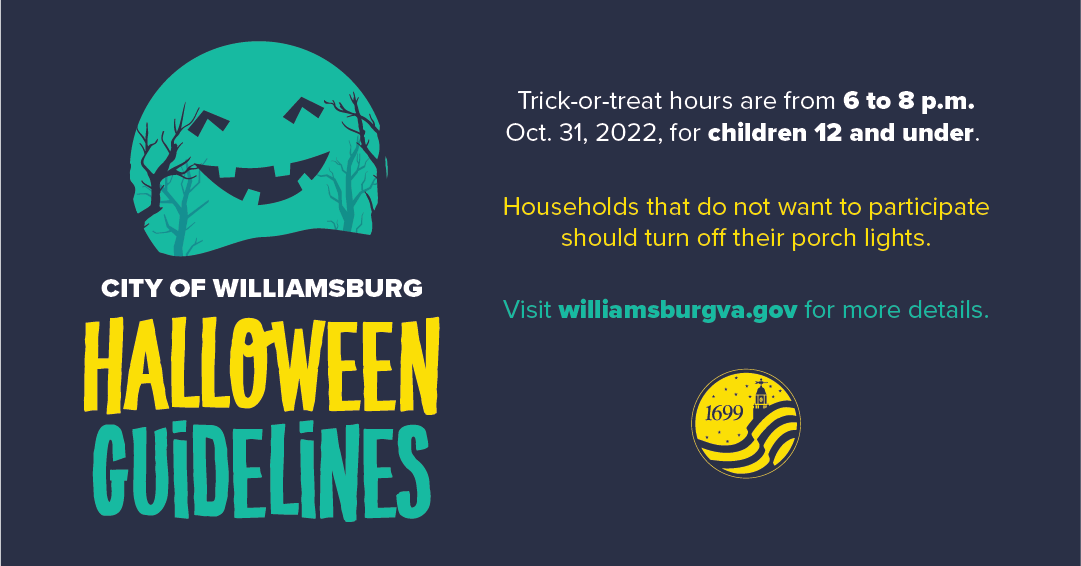 City of Williamsburg on Twitter "Trickortreat hours in the City of