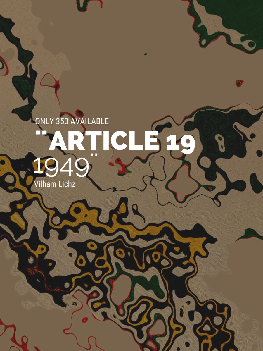 vilhamlichz's tweet photo. I love AR so, wait to see what is coming for the "Article 19, 1949" collection. #nft #nfts #opensea https://t.co/UrbFaclkzX