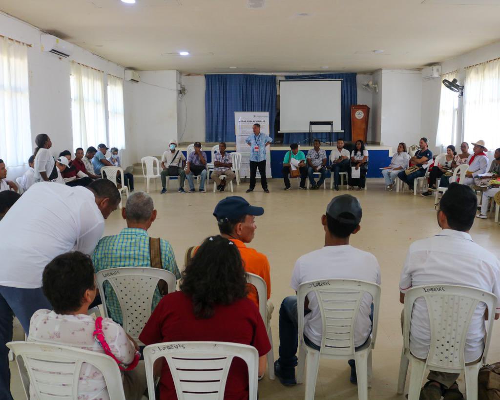 Los municipios ribereños del Magdalena y Bolívar se han dado cita en El Banco para ser parte de la  construcción del Plan Nacional de Desarrollo 2022-2026 <a href="/infopresidencia/">Presidencia Colombia 🇨🇴</a> , con la presencia de la Ministra de Cultura <a href="/PatriciaArizaF/">Patricia Ariza Florez</a>.