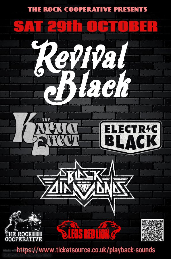JUST 4 TKTS LEFT 

ticketsource.co.uk/whats-on/red-l…     <a href="/RevivalBlack_/">Revival Black</a> <a href="/KarmaEffectUK/">The Karma Effect</a> <a href="/ElectricBlack3/">Electric Black</a>