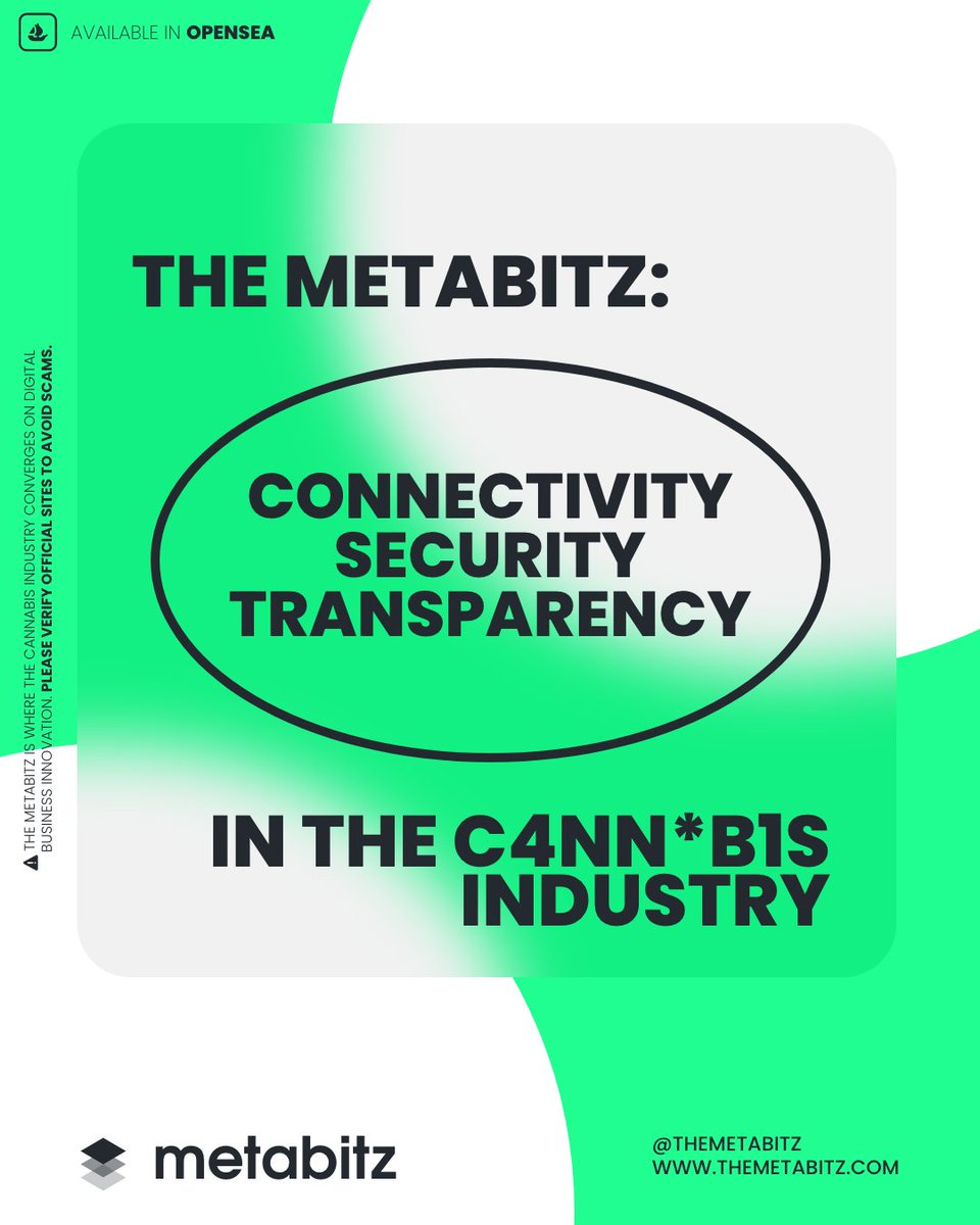 TheMetabitz's tweet photo. The Metabitz is a platform based on the metaverse philosophy that connects in one place all the necessary agents to boost the c4nn*b1s market in a secure and transparent way. Learn more at @Themetabitz https://t.co/Zkjo0O1loz