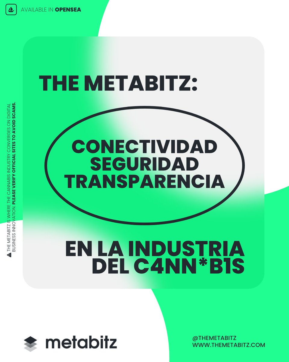 TheMetabitz's tweet photo. The Metabitz is a platform based on the metaverse philosophy that connects in one place all the necessary agents to boost the c4nn*b1s market in a secure and transparent way. Learn more at @Themetabitz https://t.co/Zkjo0O1loz