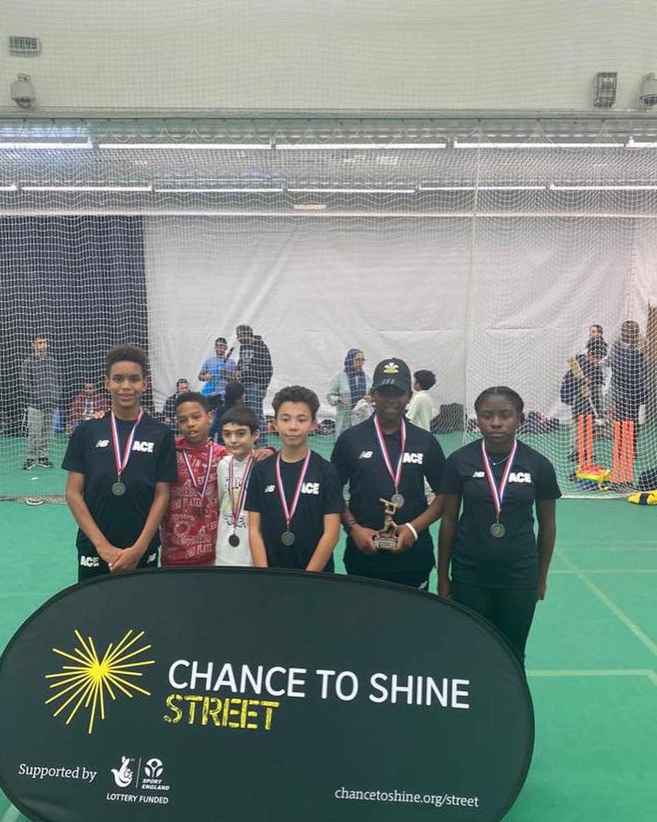 Congratulations to our U15s who won a local Chance to Shine Street tournament at the Oval and to our U12s who were the runners up 🏆🏏 Thanks to the Surrey Cricket Foundation for organising and hosting the day 🙏 #BHM22 #BlackHistoryMonth #DiversifyCricket #DiversifySport
