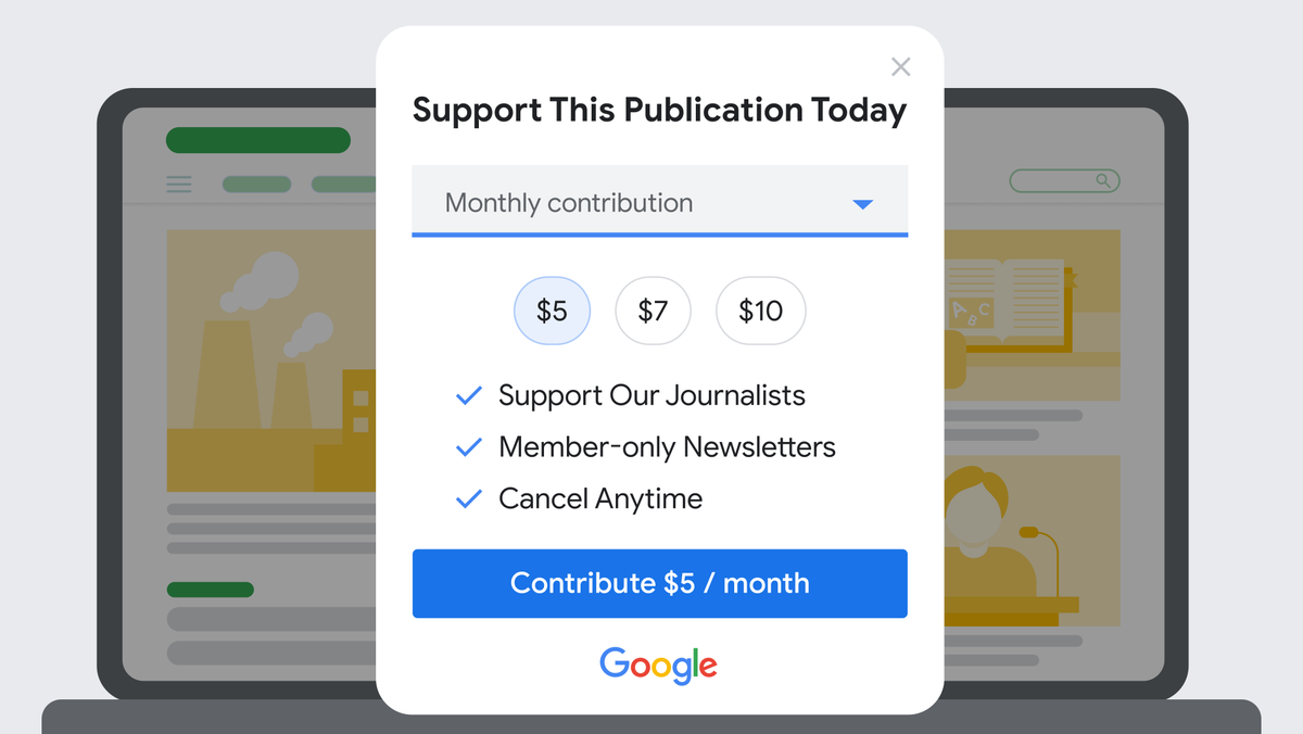 Looking for new ways to engage your audience and monetize your content? Today we're expanding access to our reader revenue product! 

Click here to sign up and learn more goo.gle/3Tpizgx 🧵(1/2)