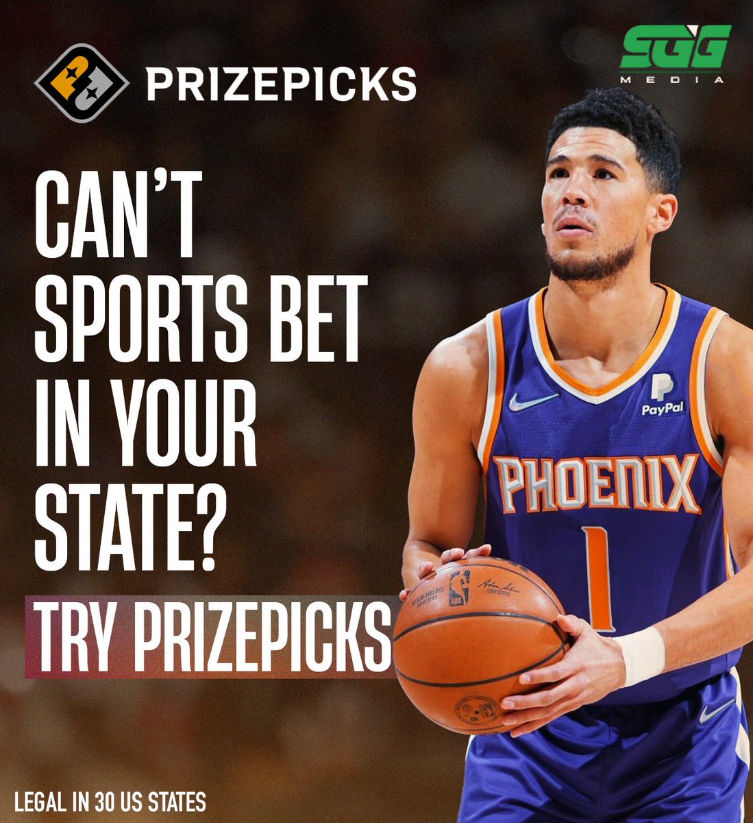 Can’t sports bet in your state? Try the BEST DFS app out there, @PrizePicks ✅ 🏀Take advantage of PrizePick’s LIMITED TIME OFFER and get 100% DEPOSIT MATCH up to $100 using THIS PROMO LINK: bit.ly/SGG_PrizePicks 📈 Win up to 10x your Money!🏆 Legal in 30 US States👀