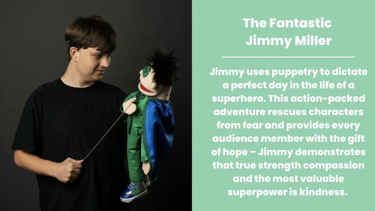 “...Jimmy has a longing to be seen as important, as valuable to others. HE WANTS TO MATTER! ... Seeing Jimmy on stage with an audience affirming that he matters will be a lifelong dream come true.” – Diane, Jimmy’s mom. Tickets: buff.ly/3VQa001 #Advocacythroughthearts