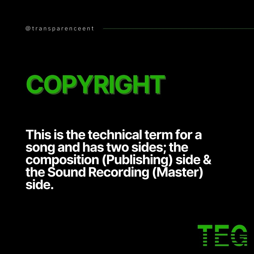 TransparenceEnt's tweet photo. This week's #MUSICED: Copyright!
⁠
Want to learn more about Transparence? Clink the link in bio and tap "website" to learn more about making money from your music!⁠
⁠
#yourmusicyourmoney #monetizeyourmasters https://t.co/fsVZjZkVP2
