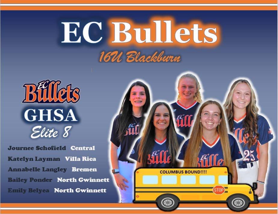 Best of luck to our girls as they travel to the Elite 8 in Columbus, GA to battle for a State Championship!
