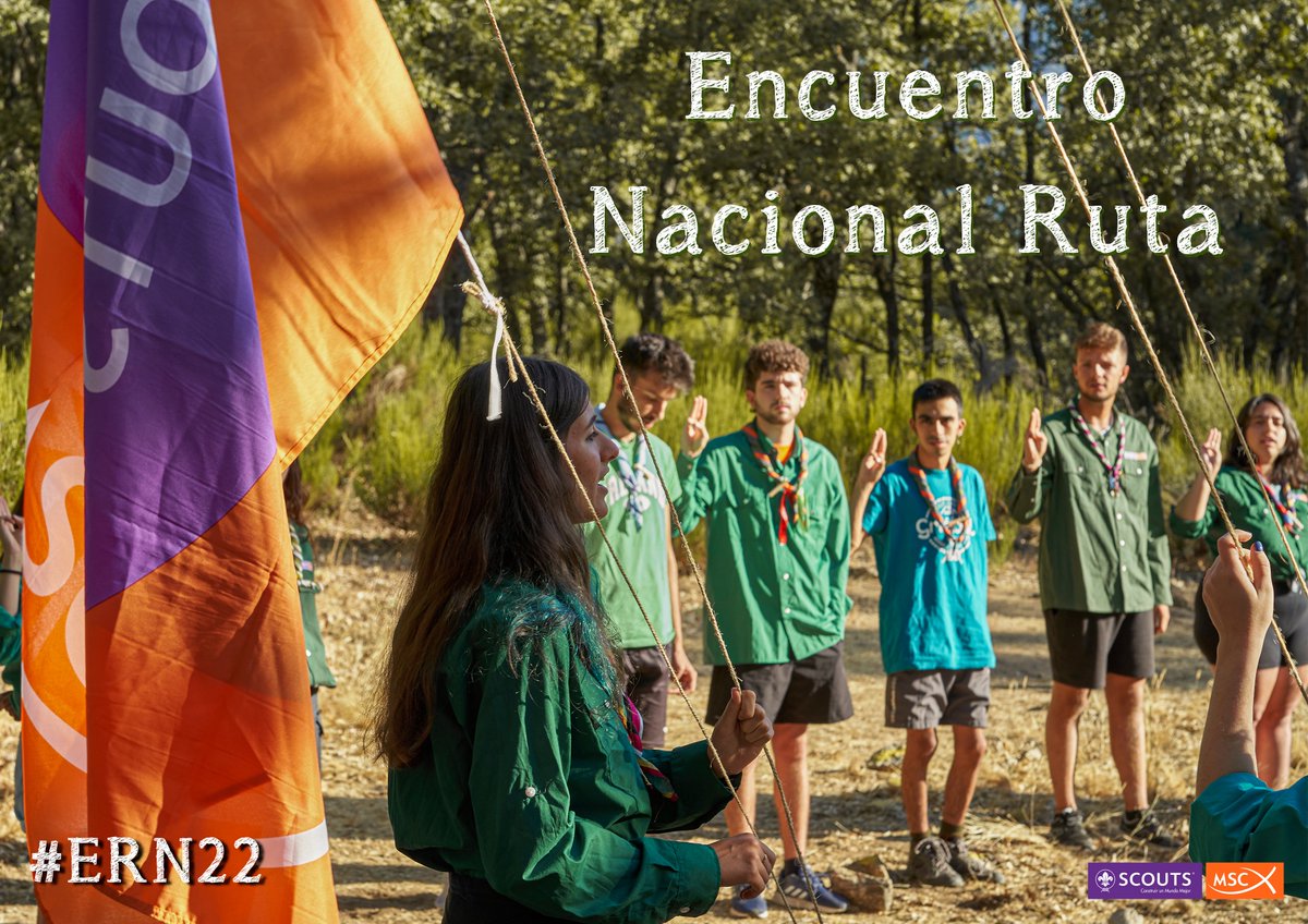 scoutsmsc's tweet photo. Recuerda que durante el Encuentro Nacional de Rutas utilizaremos el hashtag #ERN22
Enlaza todas tus publicaciones con el hashtag y así nos vamos conociendo antes del encuentro.
Nos vemos pronto!! https://t.co/8odqRpzL1G